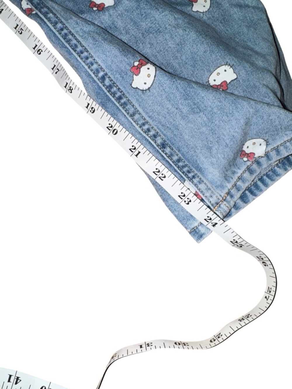 H&M x Sanrio Hello Kitty Wide Leg Jeans Girls Size 9-10 - Picture 4 of 9